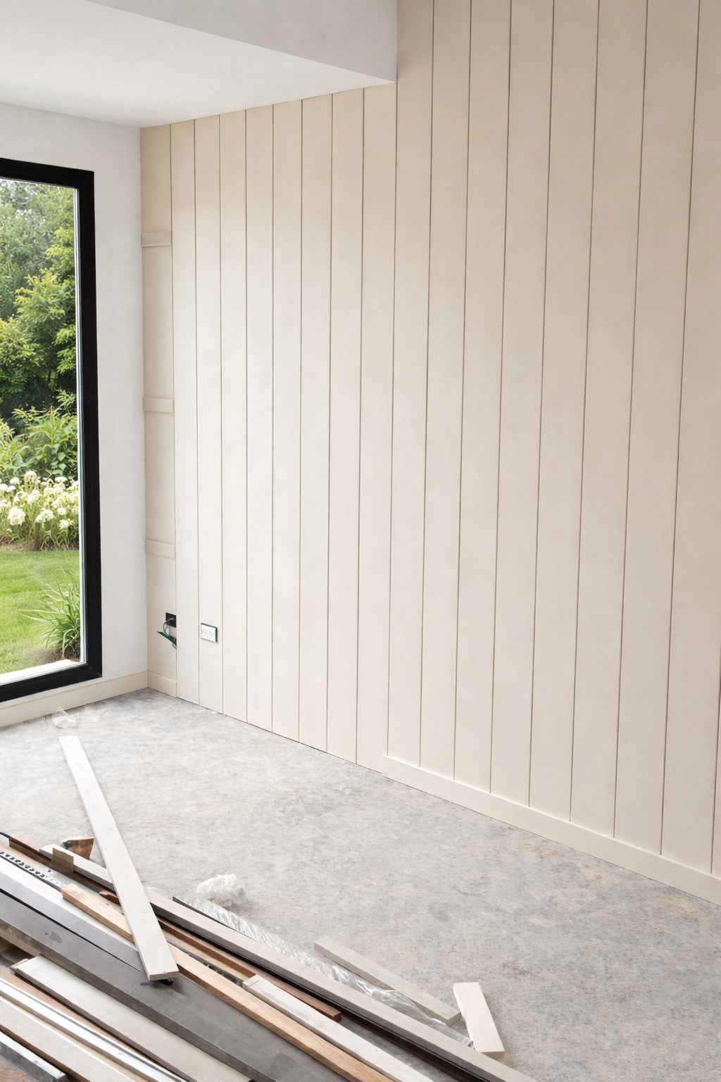 Revestimiento de pared con lamas PVC